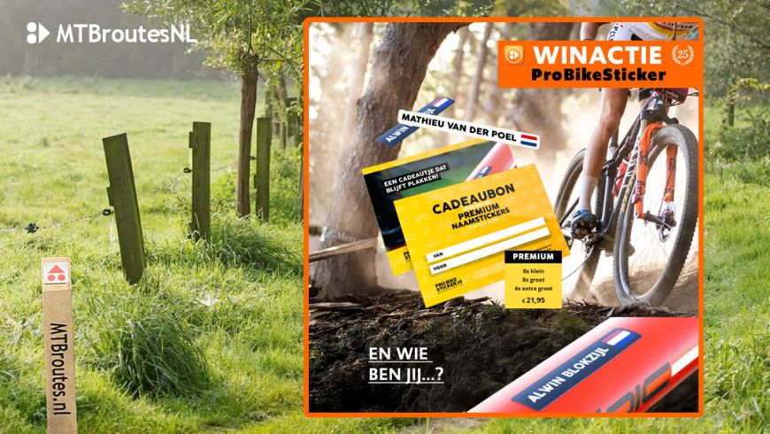 Win een een set naamstickers van ProBikeSticker