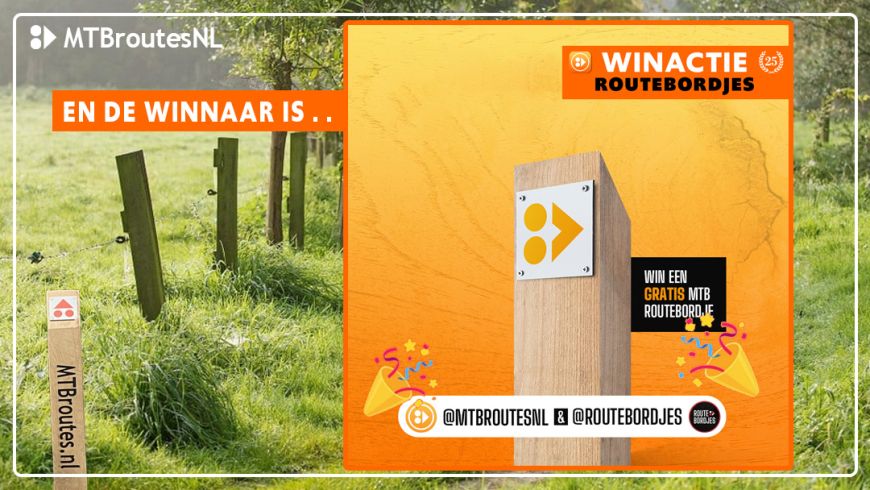 Winnaar MTB ROUTEBORDJE 🎉