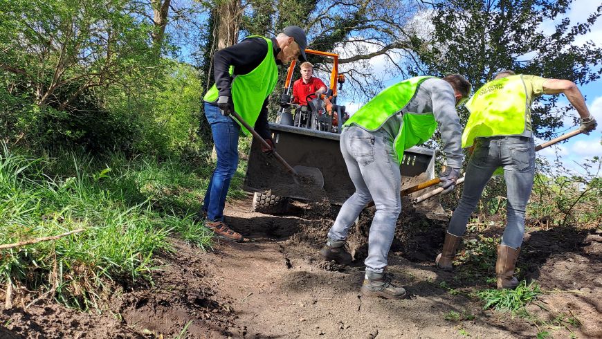 Nieuwe impuls voor drie routes dankzij het NTFU Bosch eBike Systems Trailfund