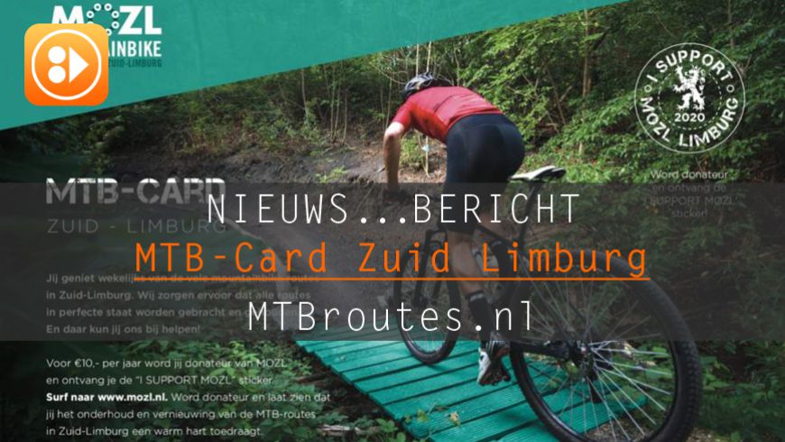 MTB-Card Zuid-Limburg krijgt vervolg in 2020