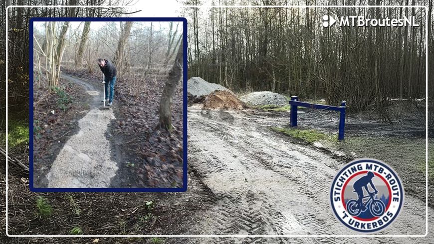 Kinderroute in aanbouw bij MTB-route Urk: uitbreiding voor jonge bikers