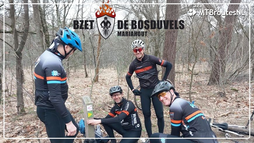 MTB-route Mariahout nu zelfstandig en vernieuwd