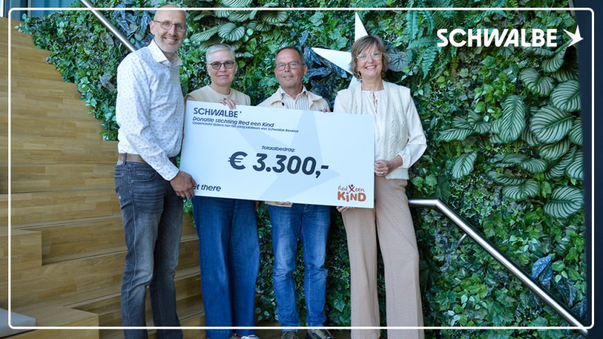 SCHWALBE BENELUX DONEERT € 3.300